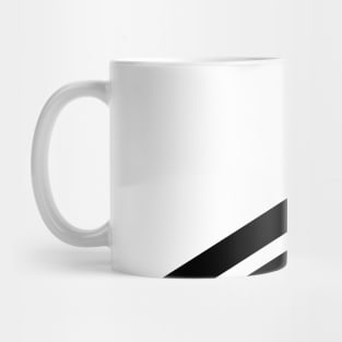 Abstract line and shooting dots Mug